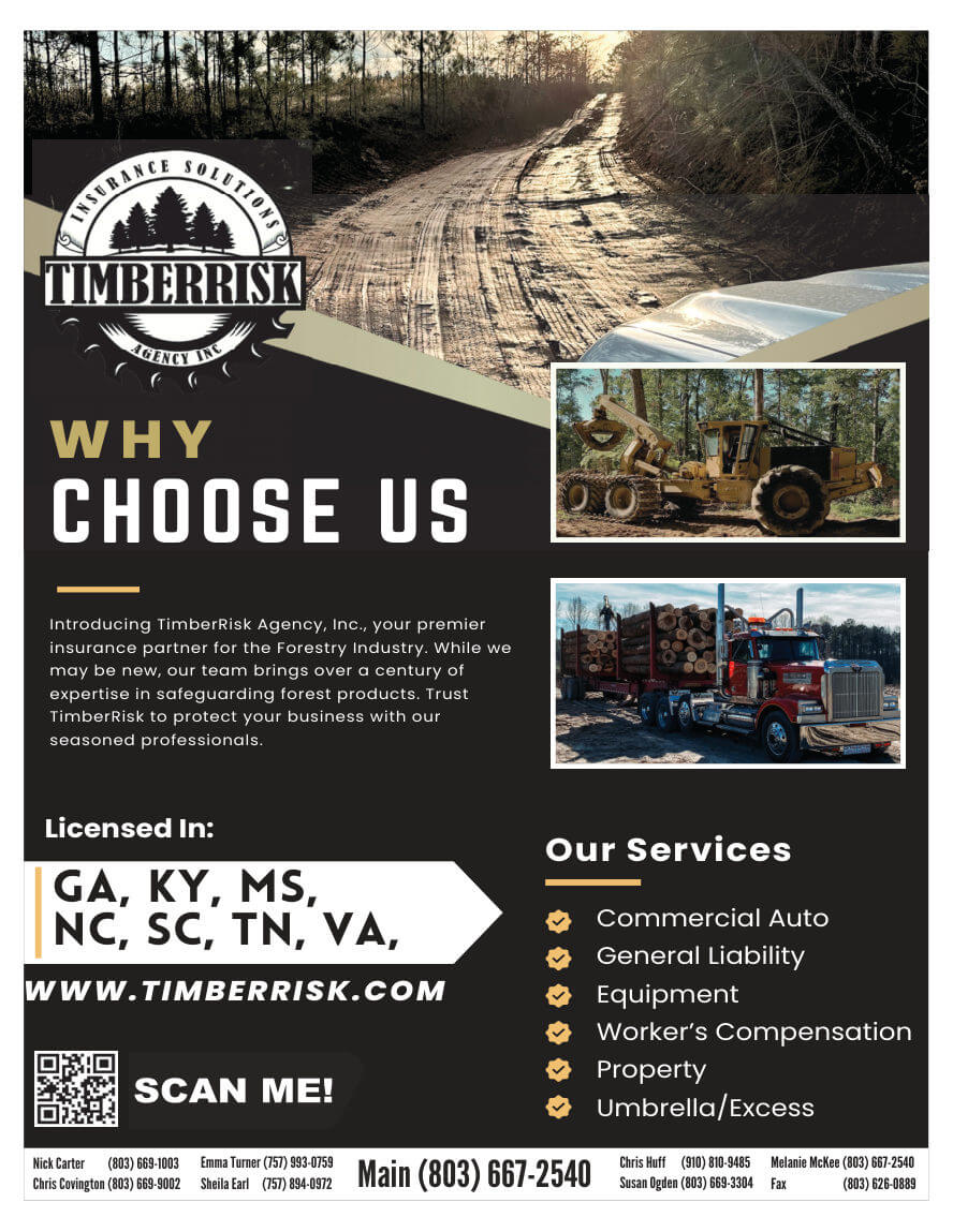 At TimberRisk Agency, our mission is to provide the forestry industry with tailored insurance solutions that offer superior protection and peace of mind. We strive to uphold the highest standards of service and integrity, ensuring that every client receives the personalized attention and respect they deserve.