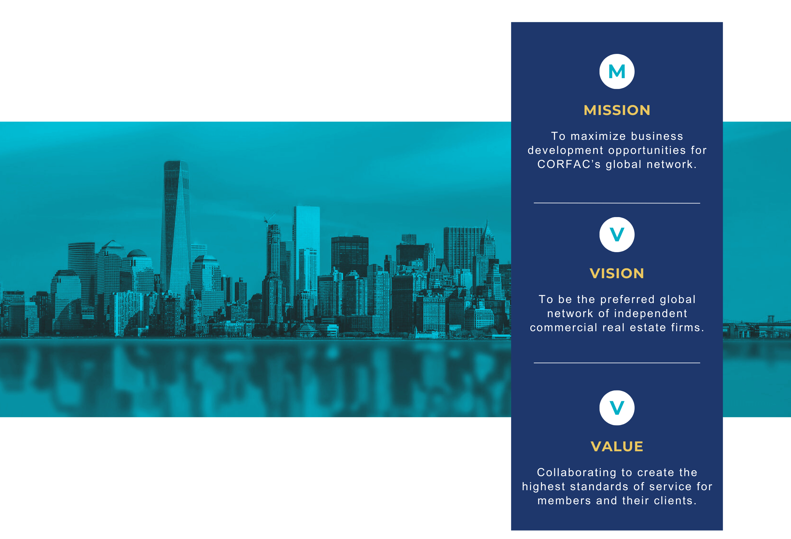 CORFAC Mission, Vision, and Values