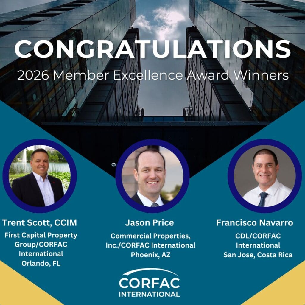 2026 CORFAC member excellence award winners