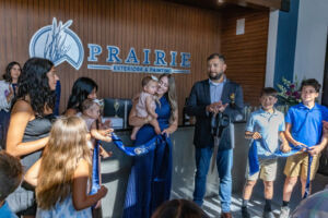 Prairie Exteriors Ribbon Cutting Photo