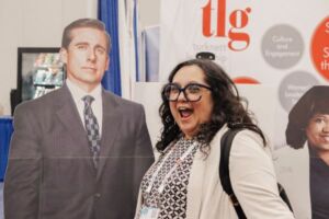 Person with Office Character