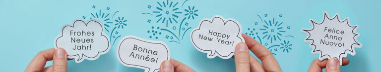 happy new years in different languages