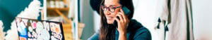 woman on phone