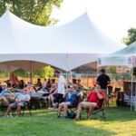 M45 Celebration beer tent