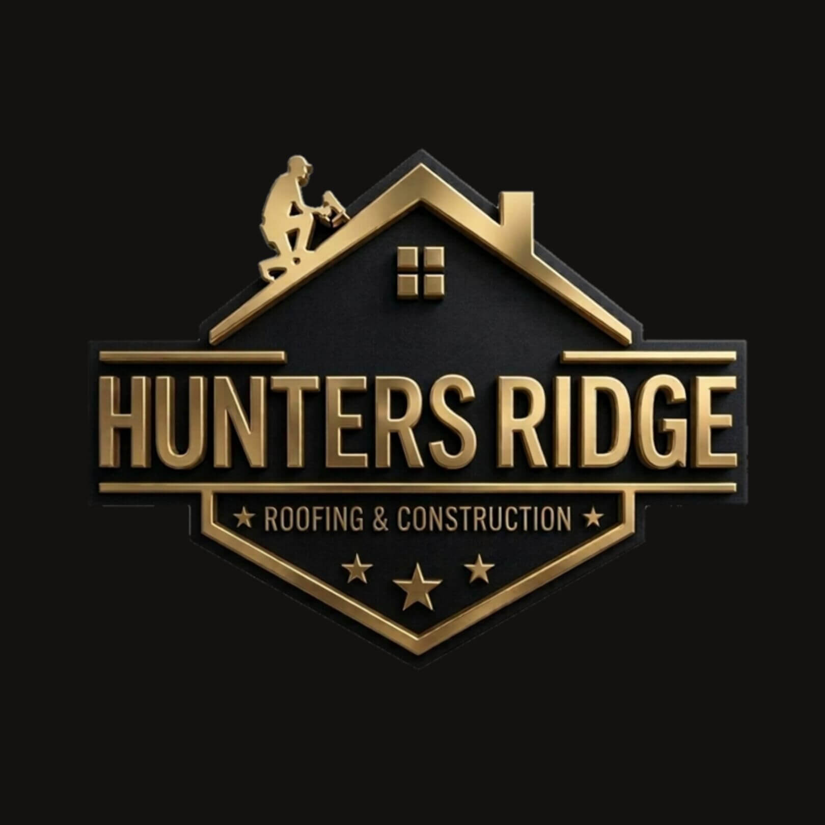 hunters ridge roofing logo