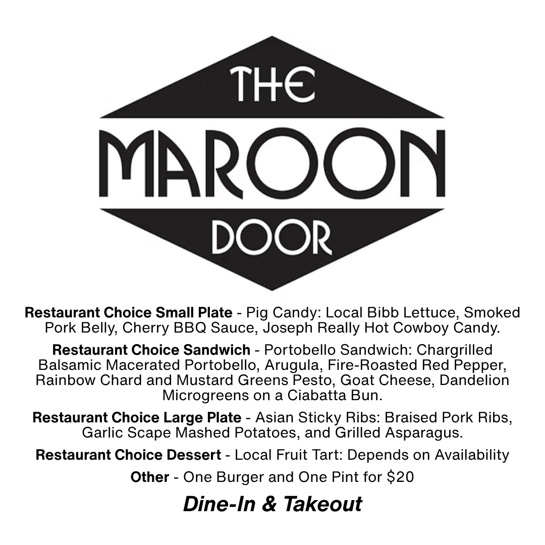Maroon Door Graphic