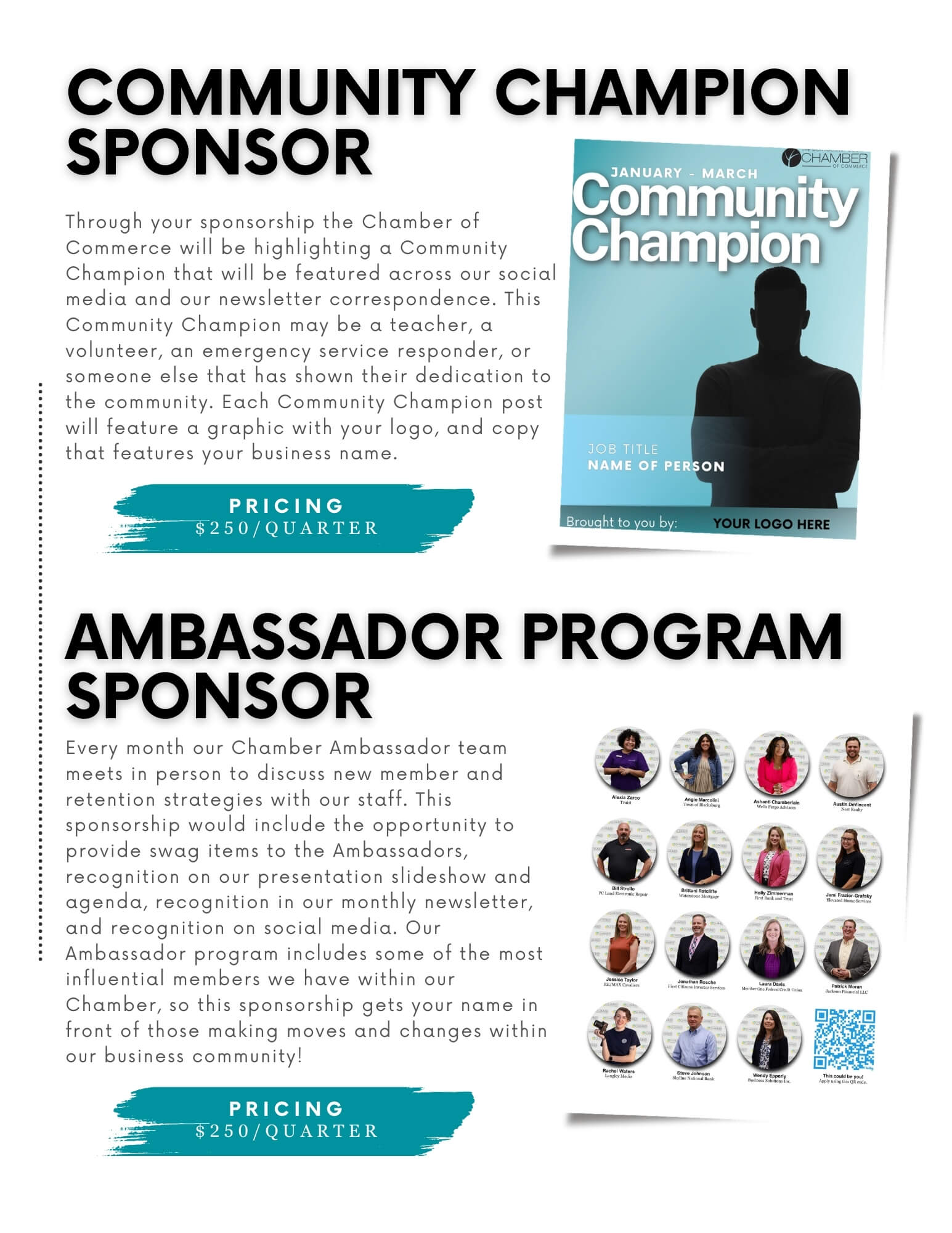 Community Champion, Ambassador
