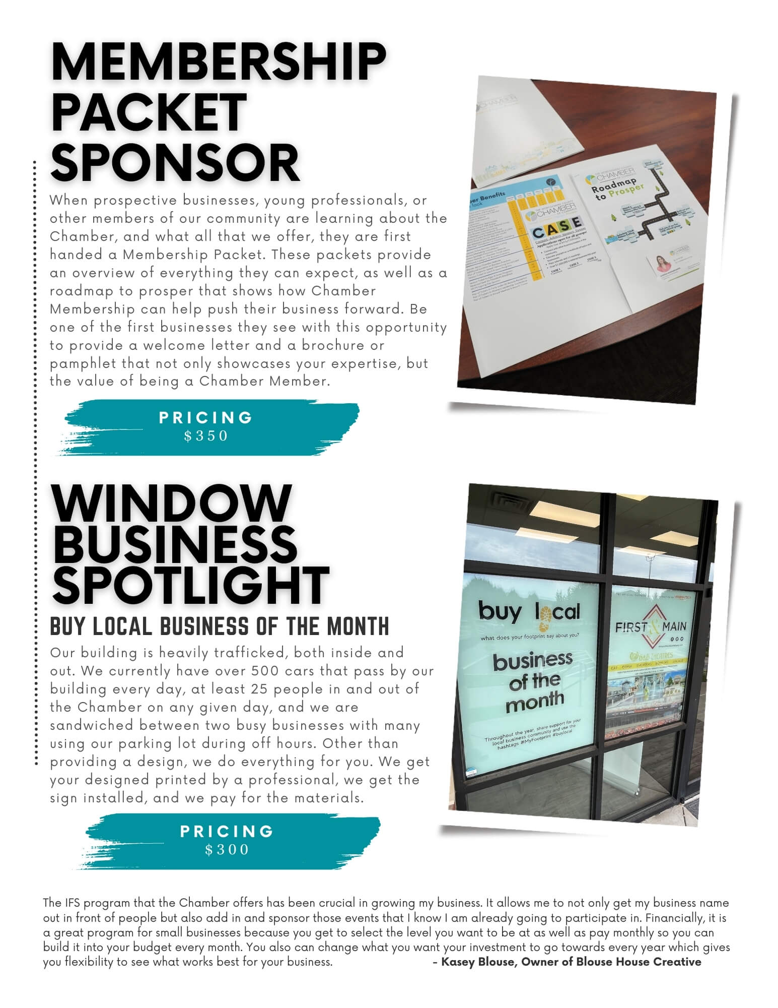 Membership Packet, Window