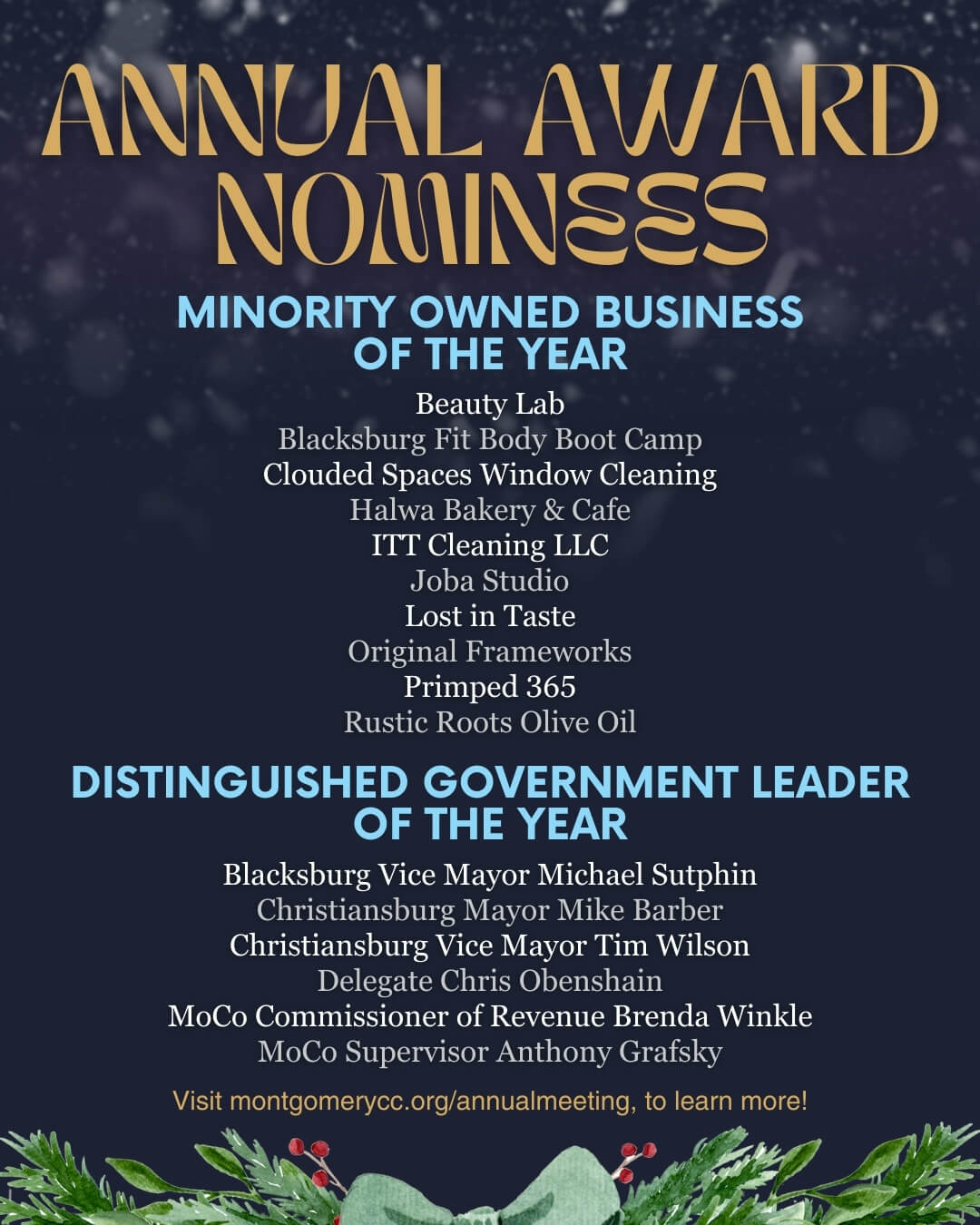 2025 Annual Meeting &amp; Awards Dinner (1)