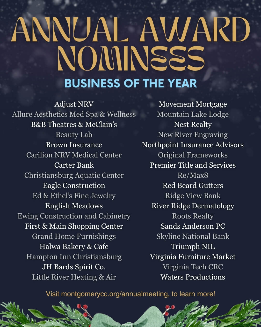 2025 Annual Meeting &amp; Awards Dinner (1)