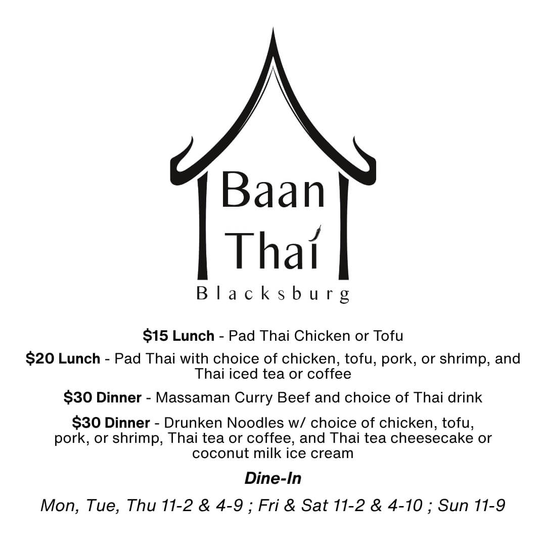 Baan Thai Blacksburg (1)