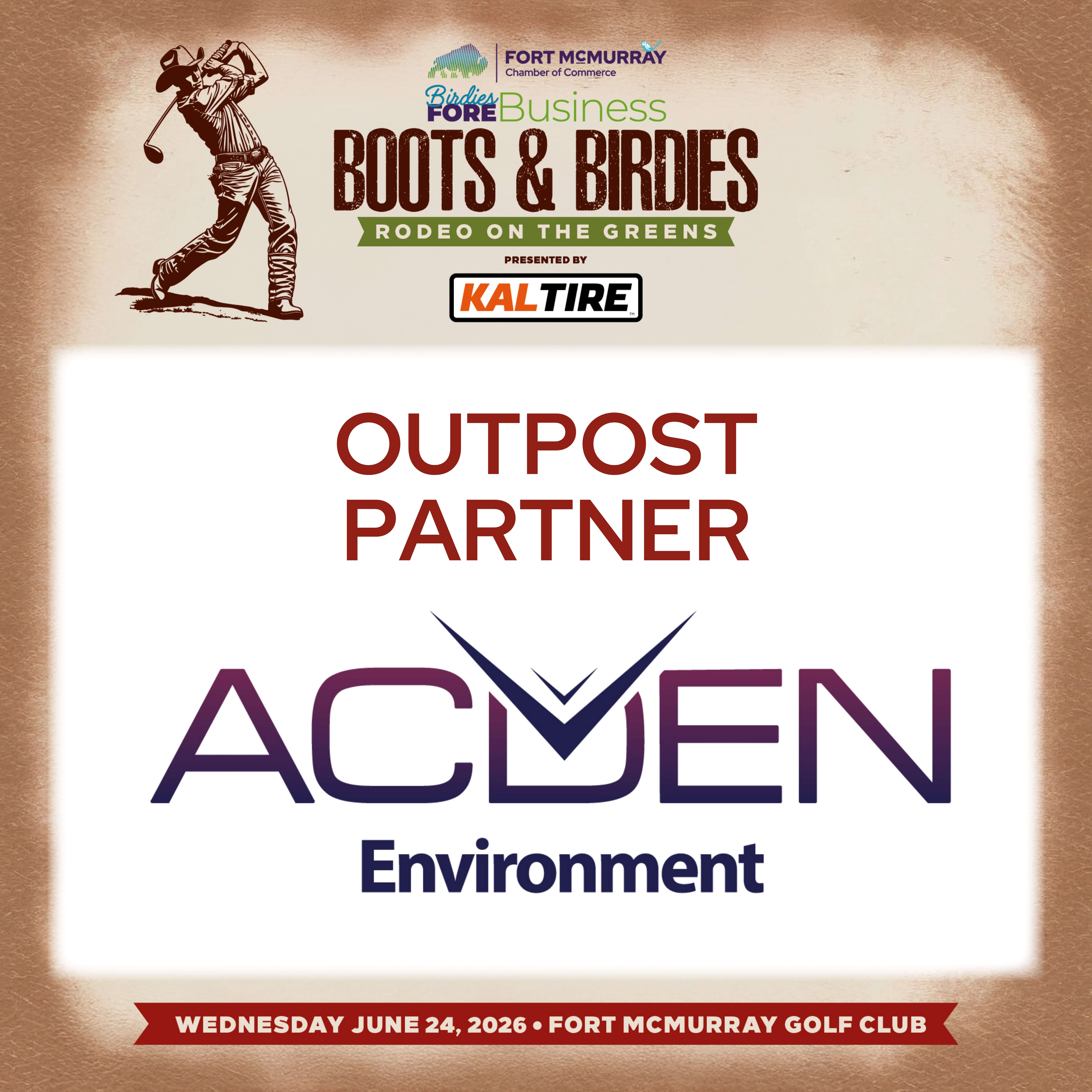 Acden Enviornment - Hole Sponsor