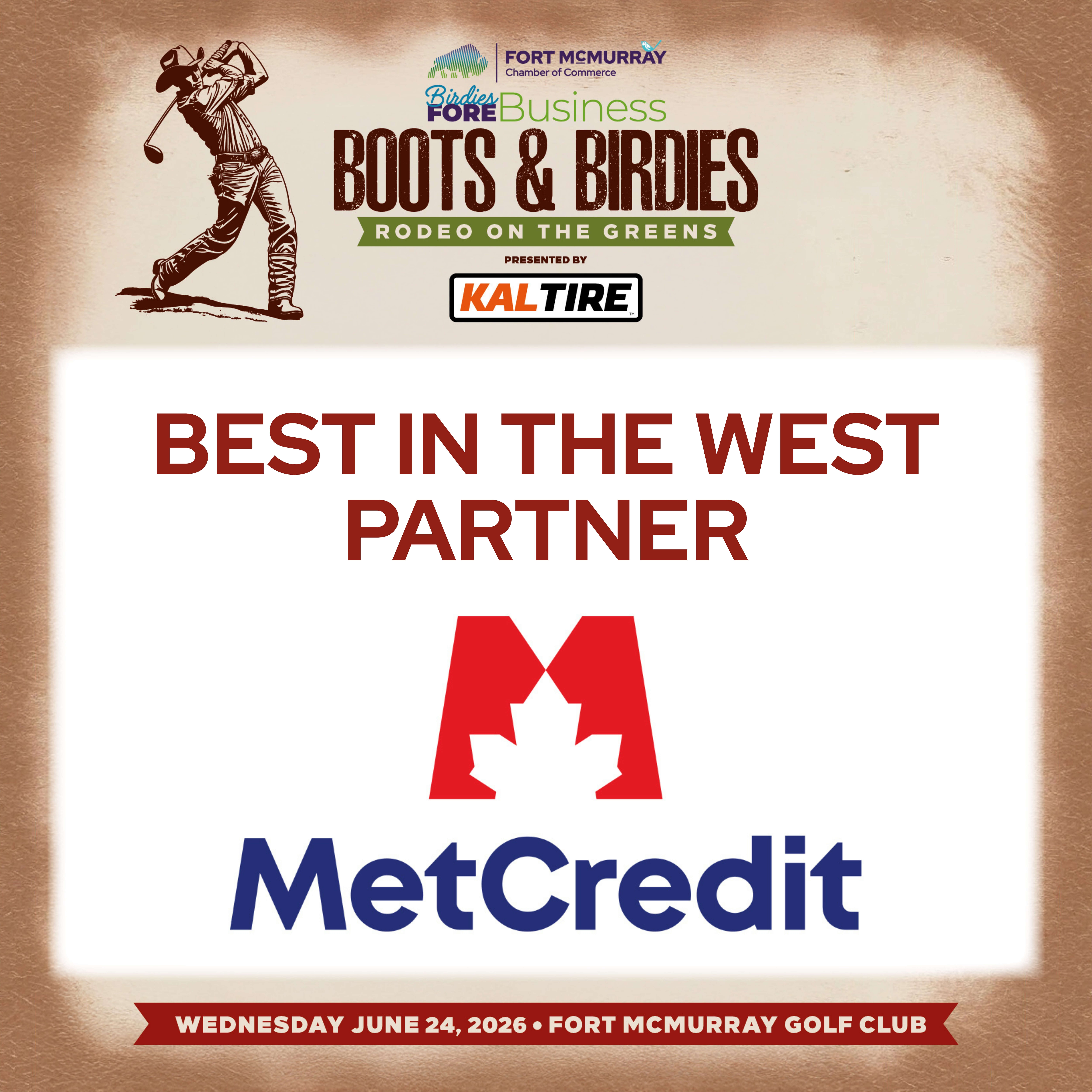 MetCredit - Best in the West Sponsor