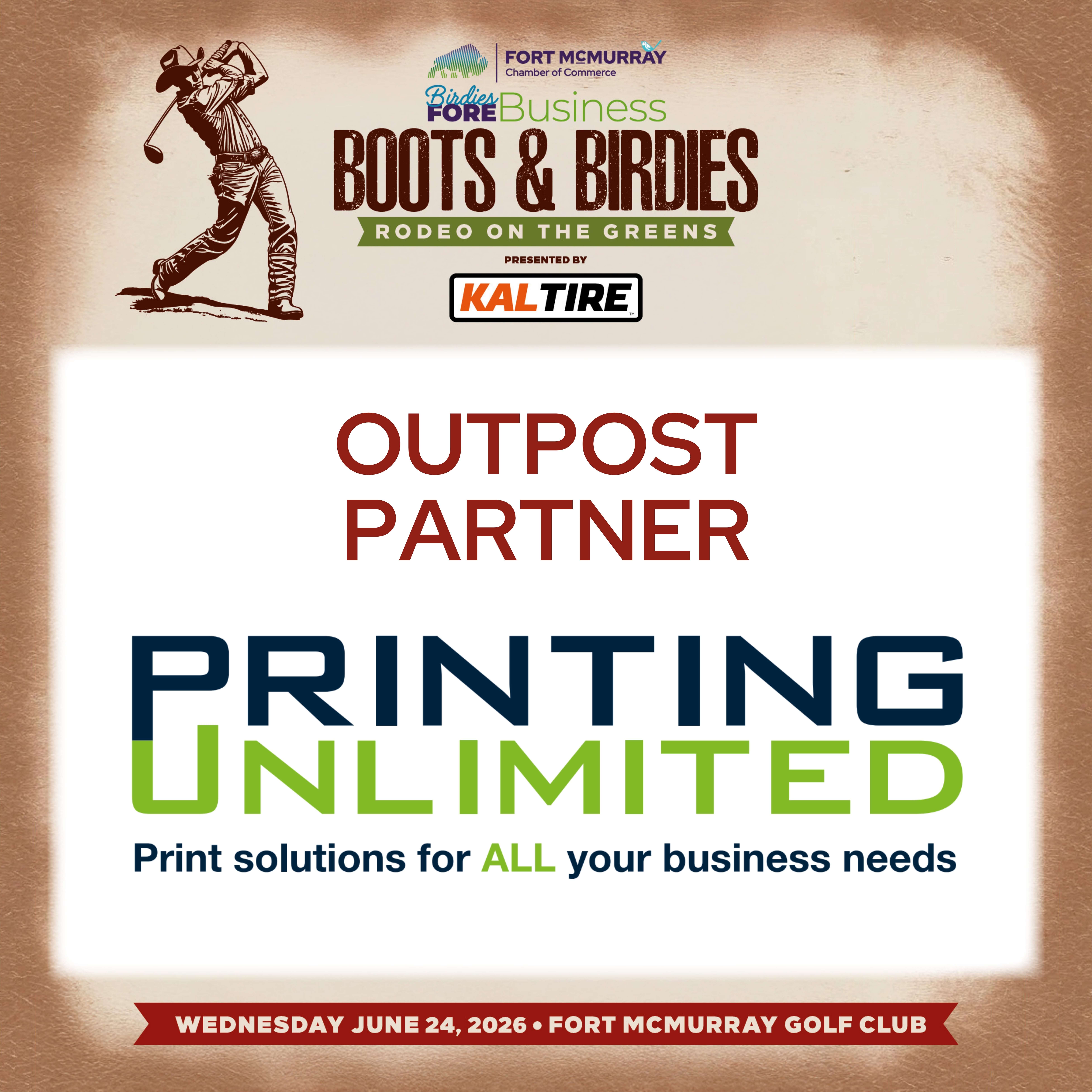 Printing Unlimited - Hole Sponsor