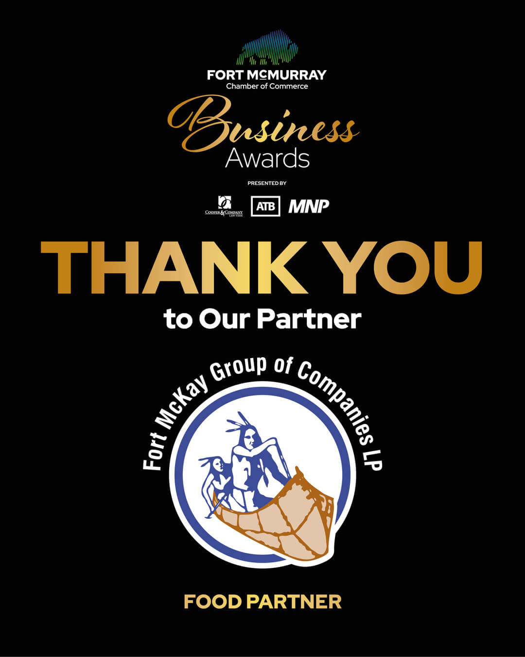 Business Awards - Thank You Fort McKay Group