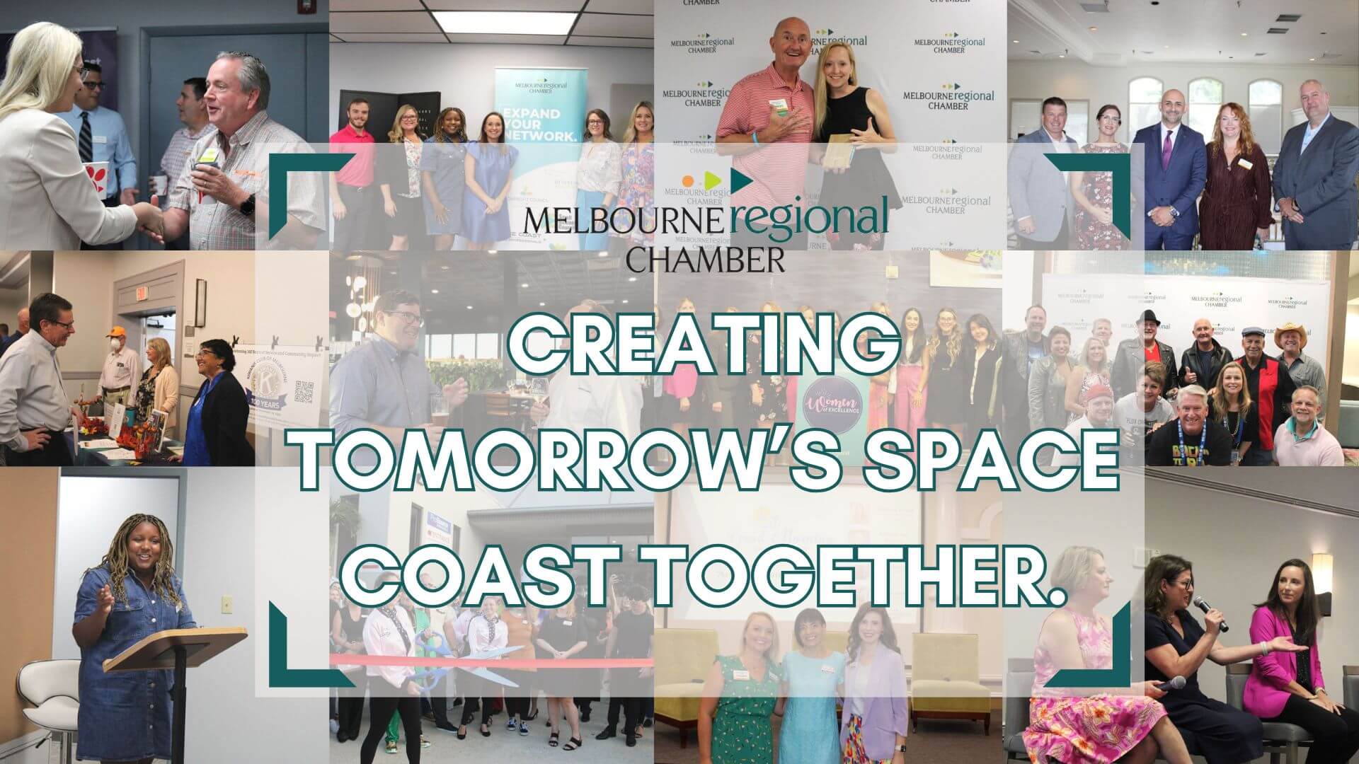 collage of photo from chamber events