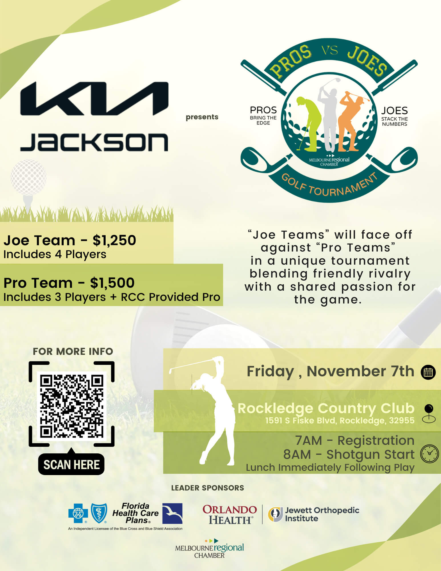 pro am sponsor flyer