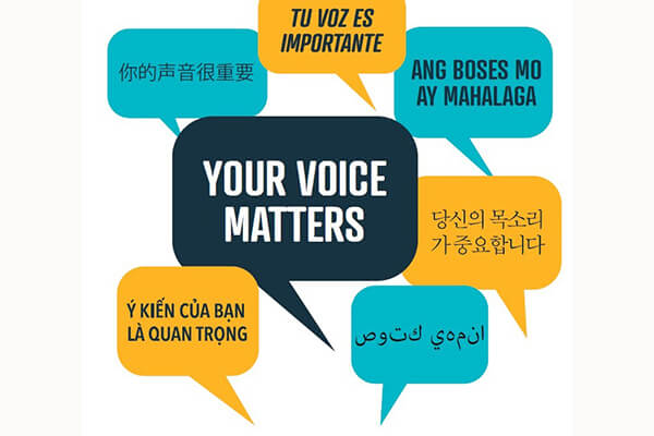 your voice matters graphic