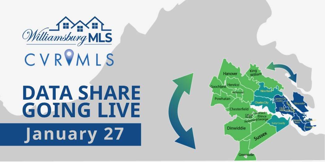CVR MLS and WMLS Data Share map