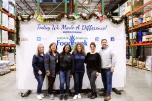 Williamsburg REALTORS® volunteer at Peninsula Virginia Foodbank