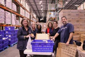 Williamsburg REALTORS® volunteer at Peninsula Virginia Foodbank