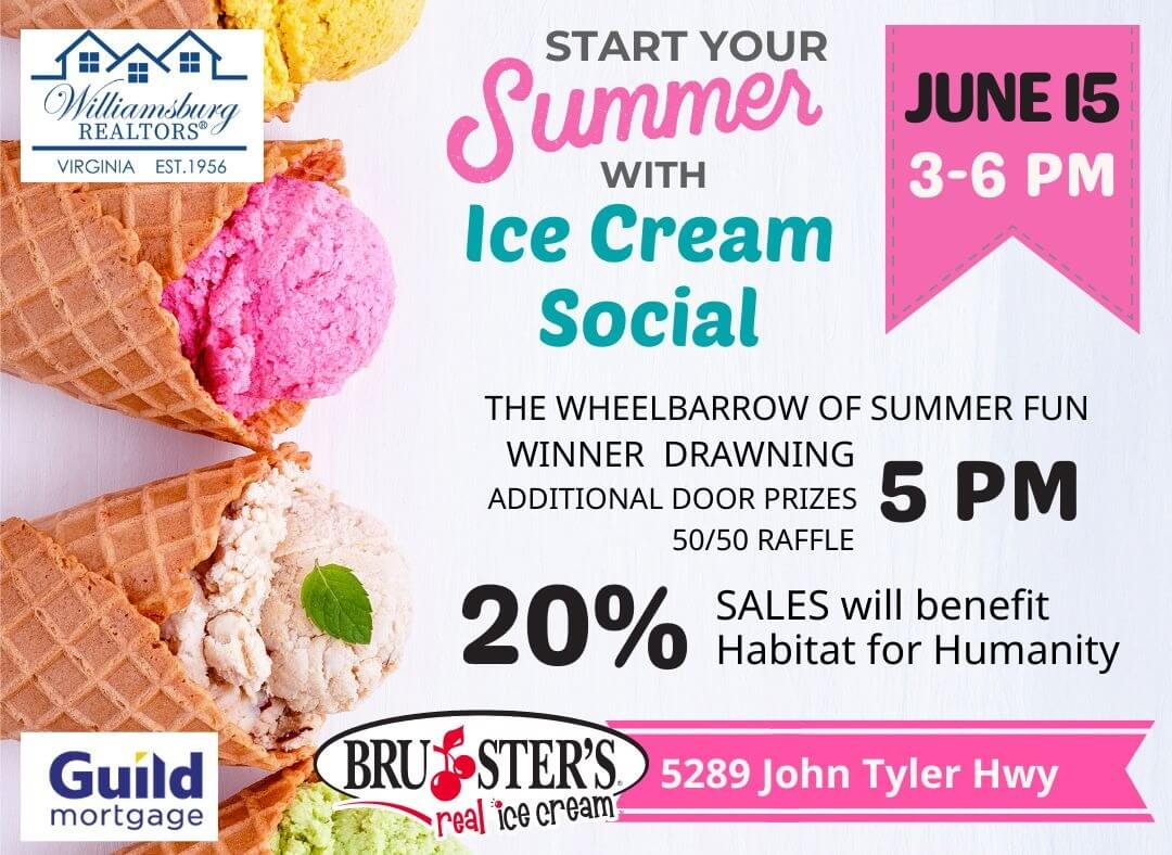 ice cream social graphic