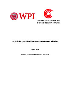 Honolulu Chinatown Whitepaper