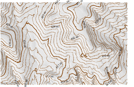 topography map
