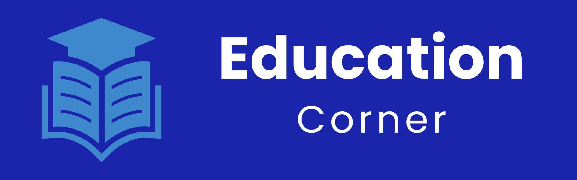 Education Corner Newsletter Header Image
