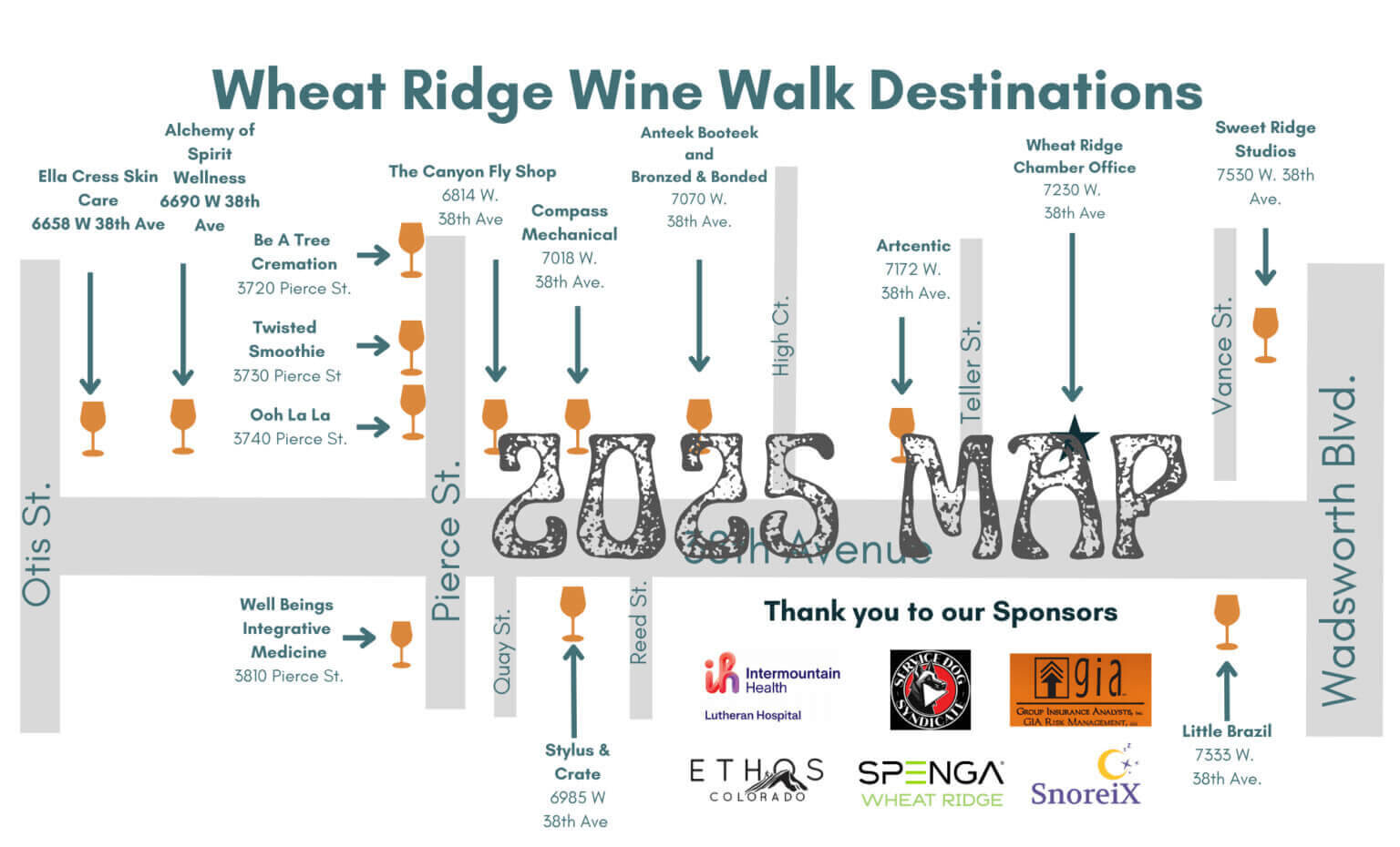 Wine Walk Map