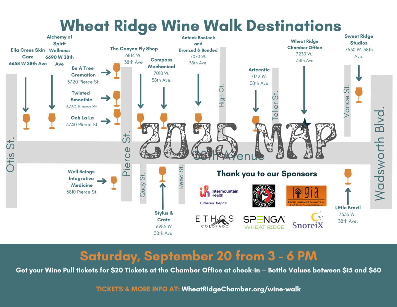 Wine Walk Map