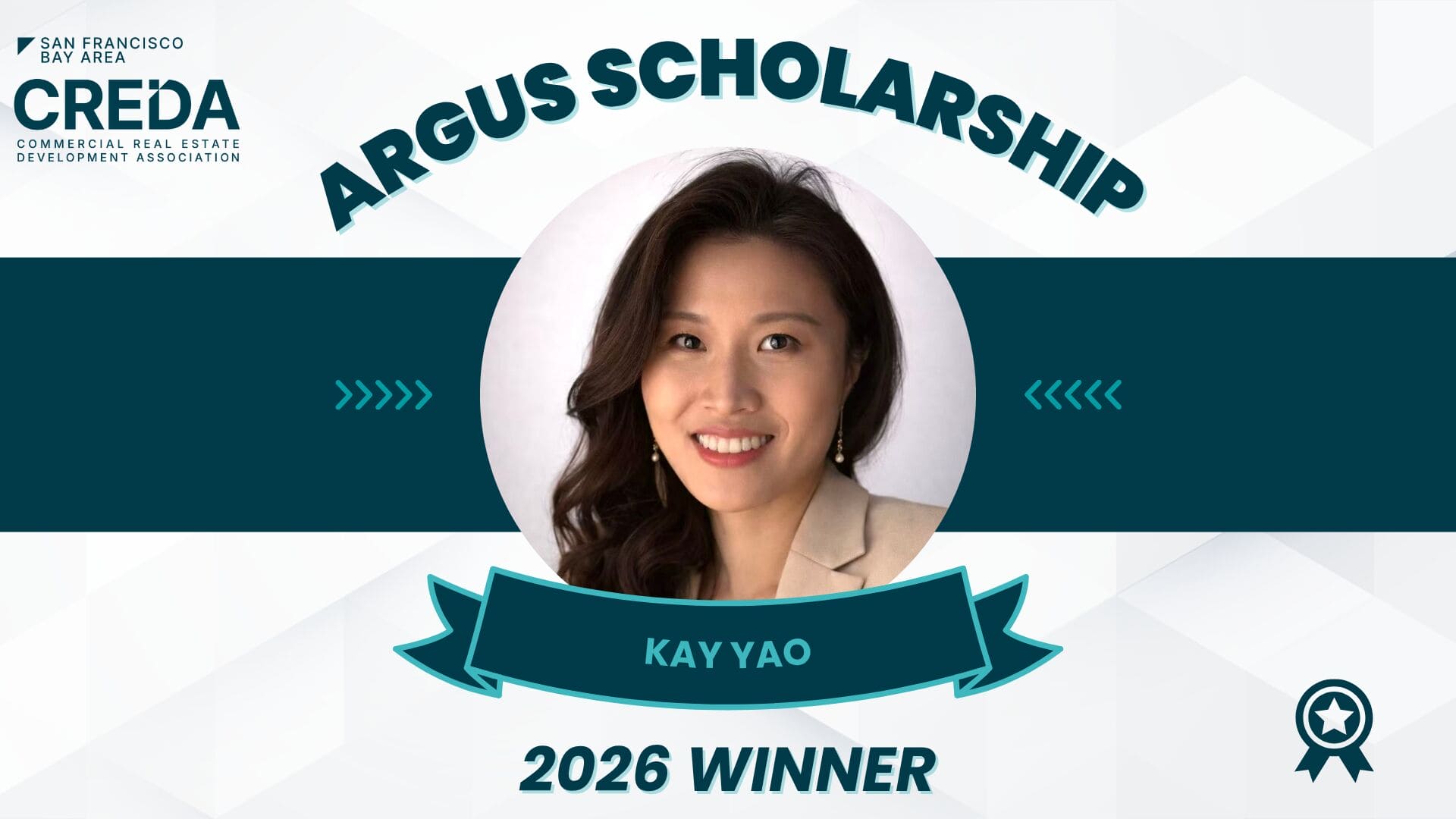 2026 ARGUS Scholarship Winner - Kay Yao