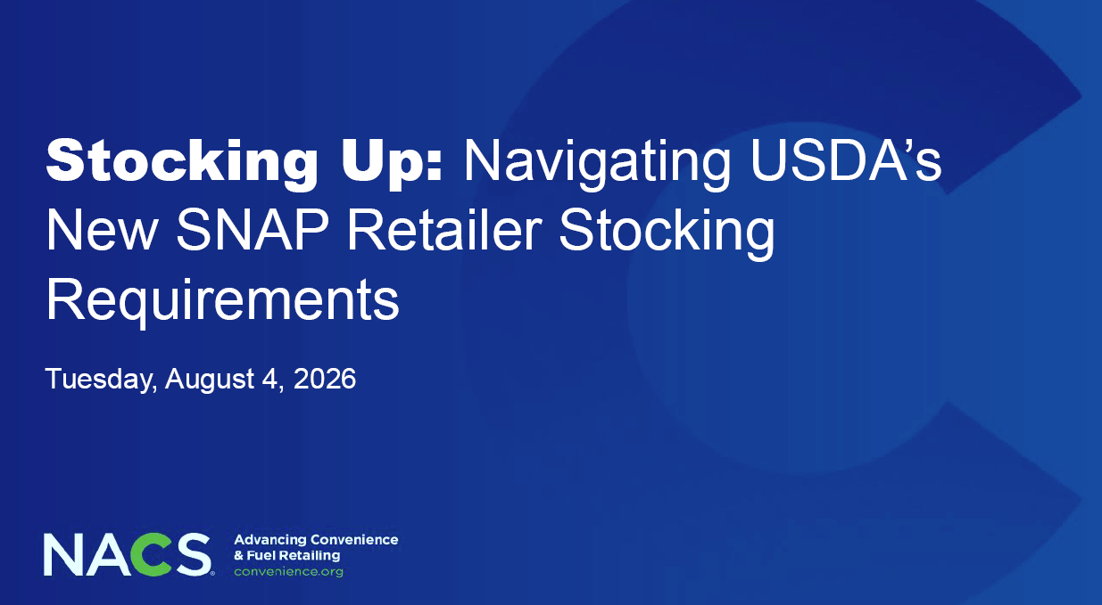SNAP Stocking Requirements Presentation