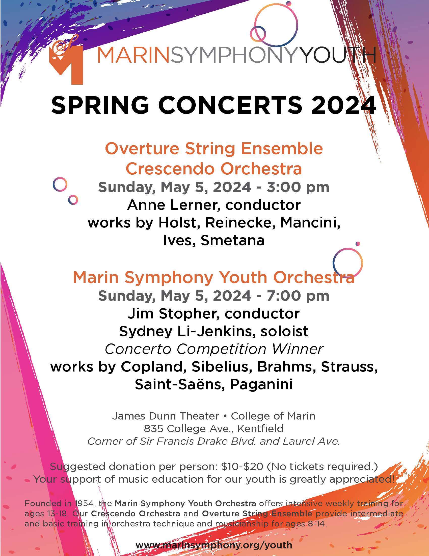 Orchestra Raffle Marin Symphony Youth Orchestra Eyes a Summer Trip to Austria in 2025 to ...