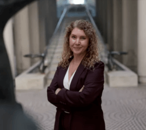 Public Policy Institute of California Senior Fellow Sarah Bohn near their offices in San Francisco