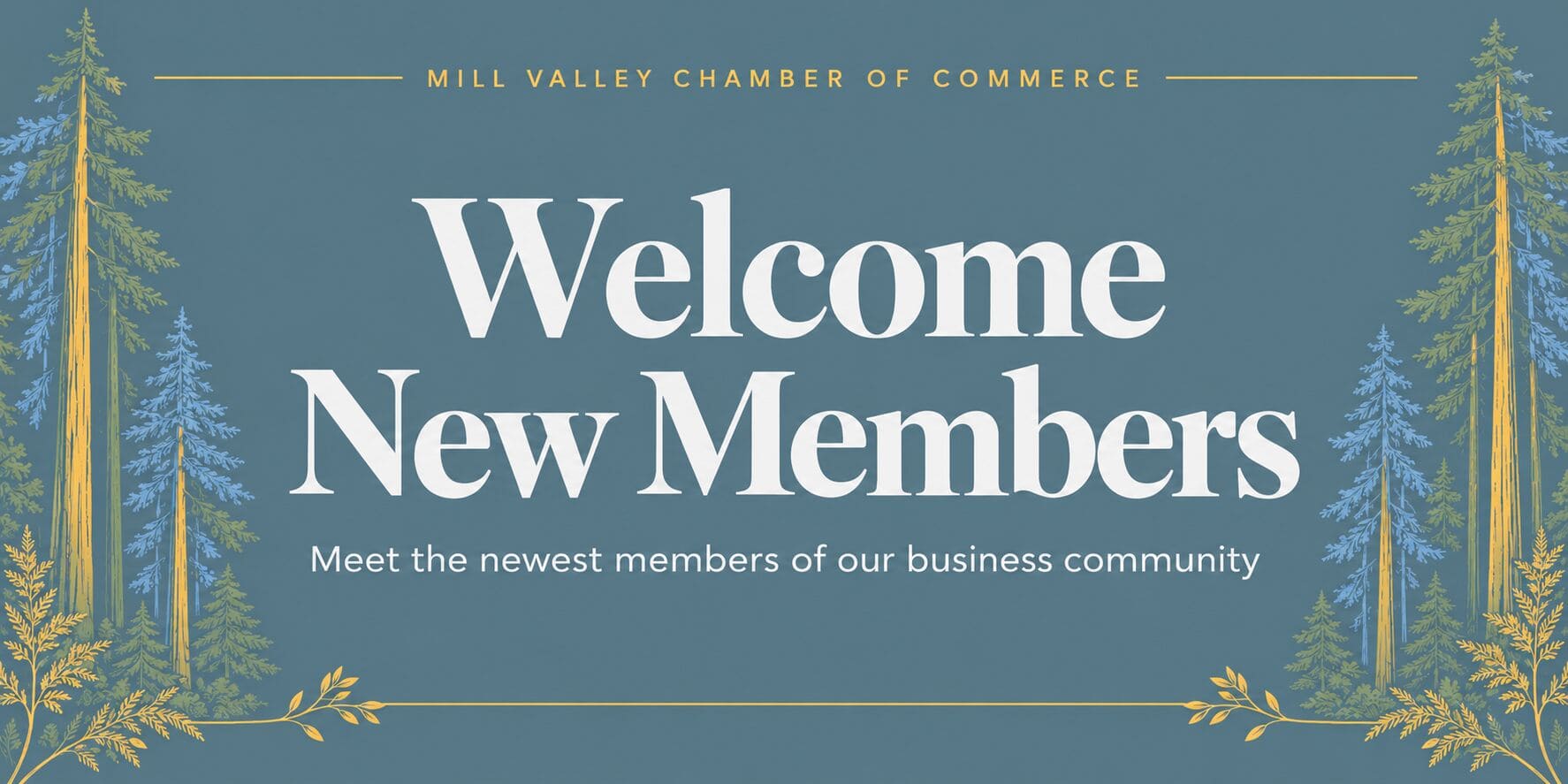 Welcome New Members Banner