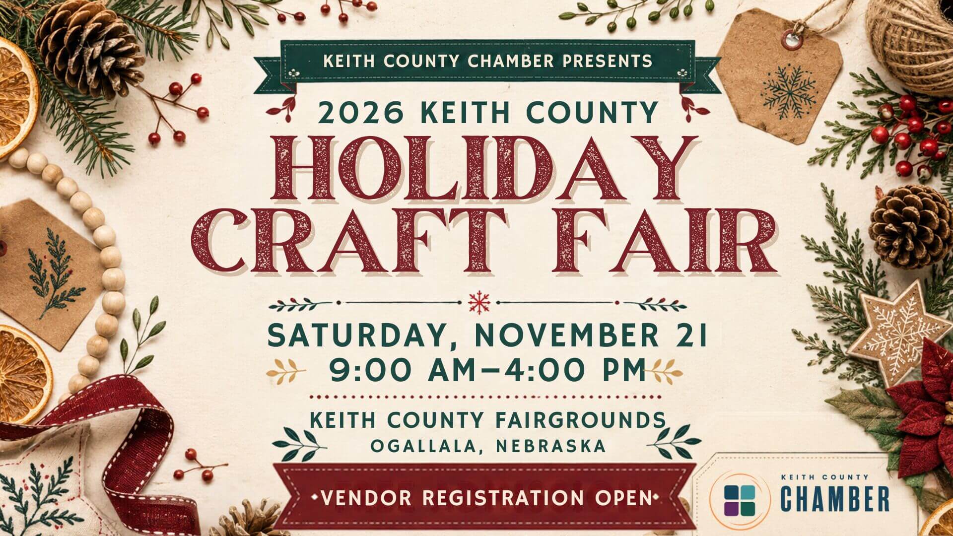 2026 Holiday Craft Fair (3) 2026 KEITH COUNTY HOLIDAY CRAFT FAIR