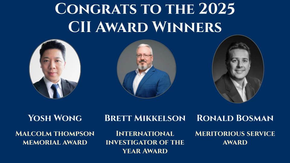 Congrats to the 2025 CII Award Winners