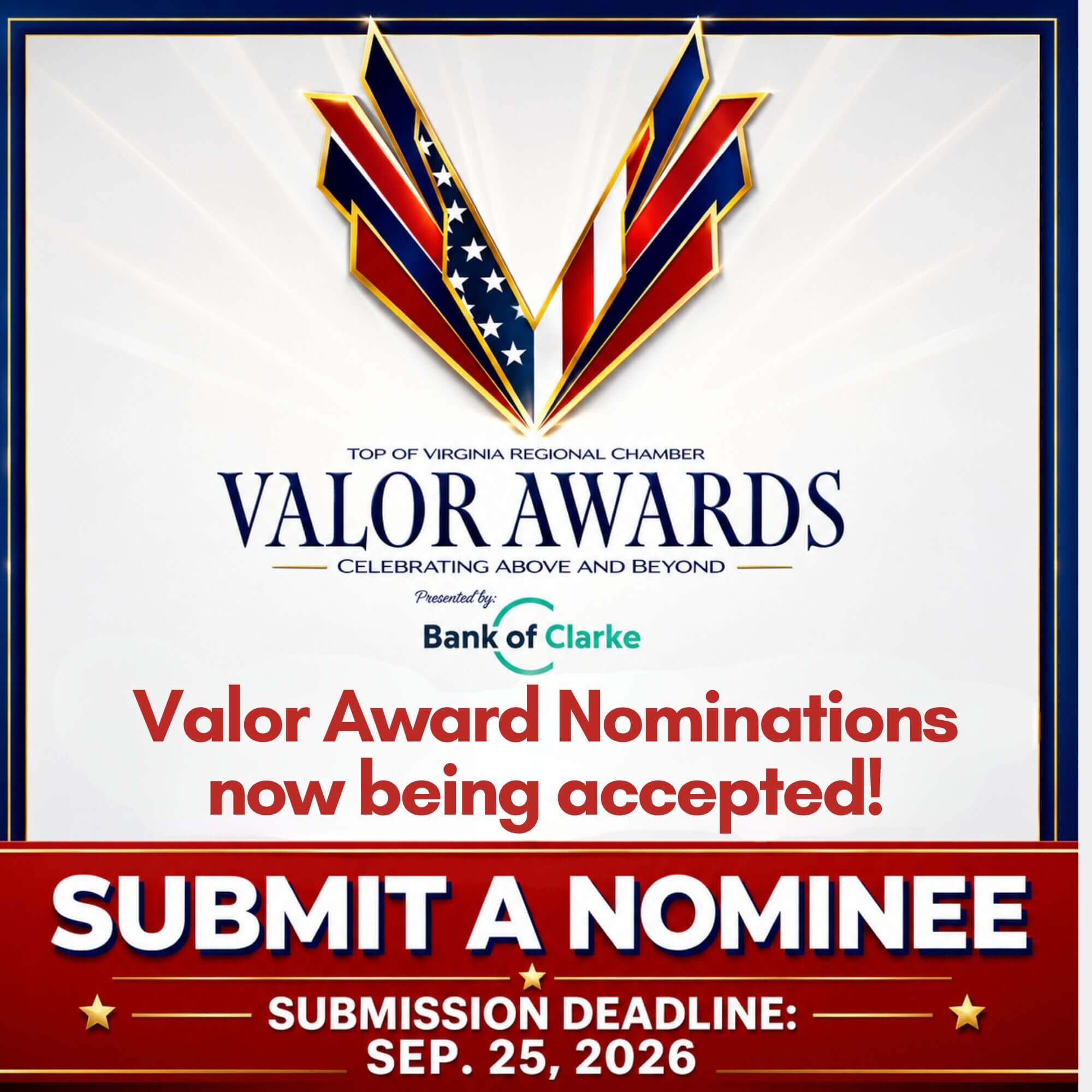 Valor Nomination Graphic