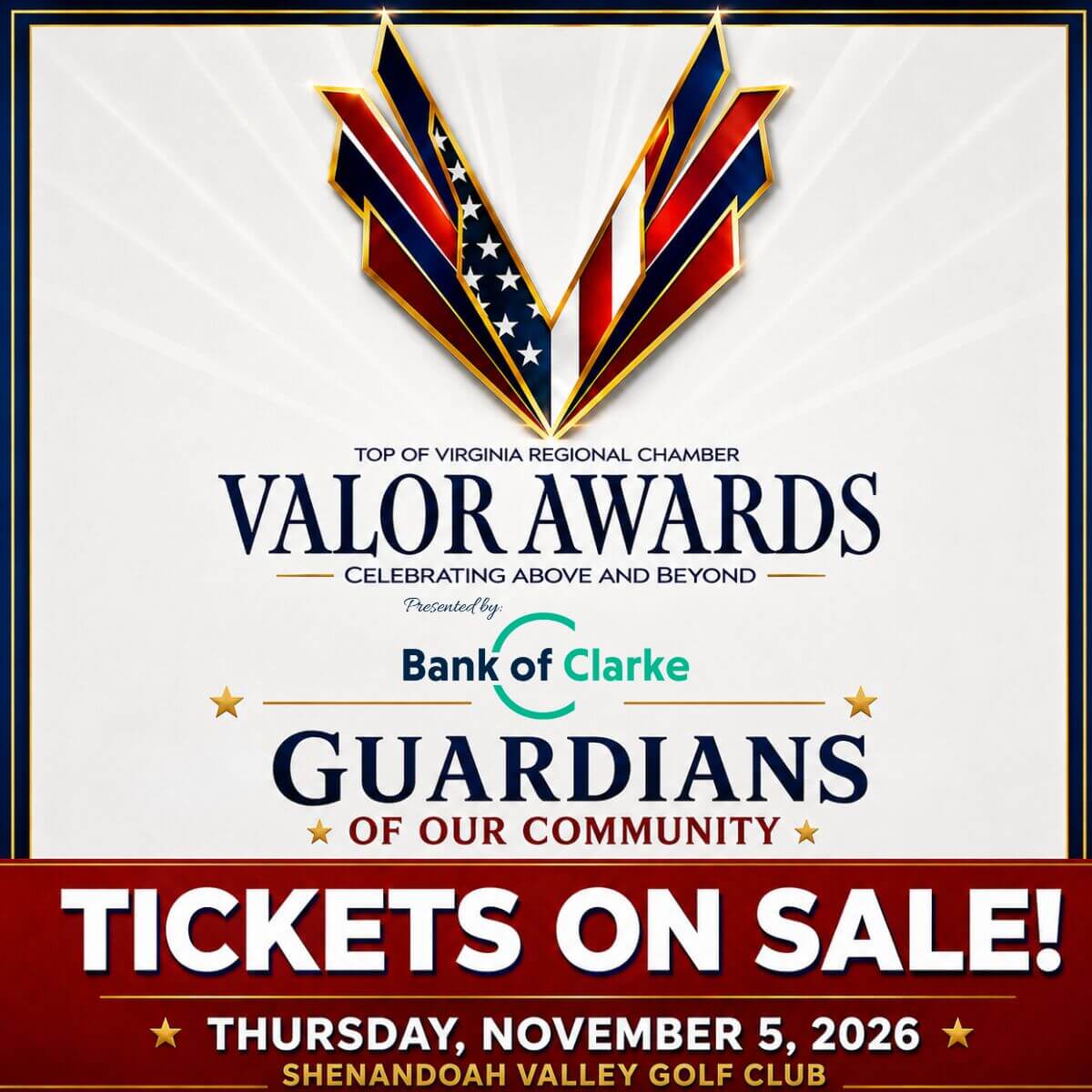 Valor Awards - tickets on sale