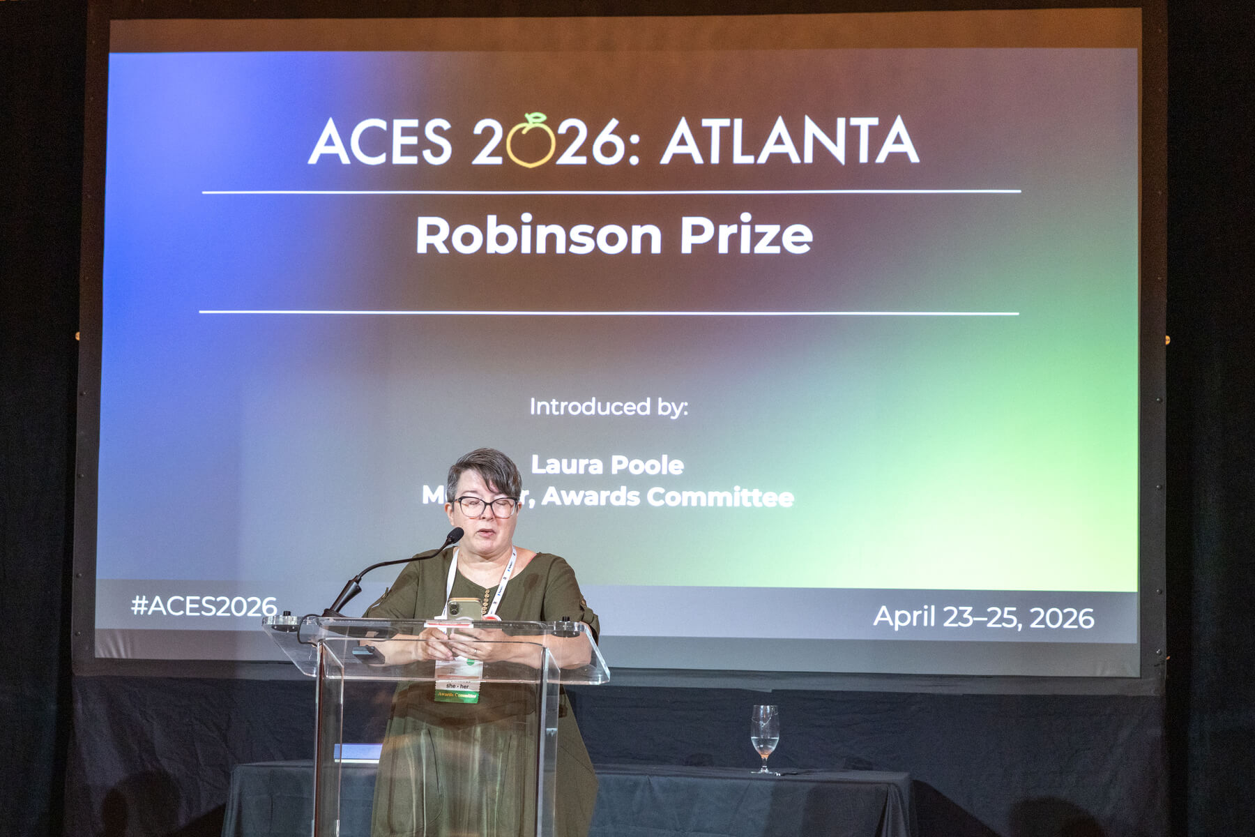 Robinson prize presentation