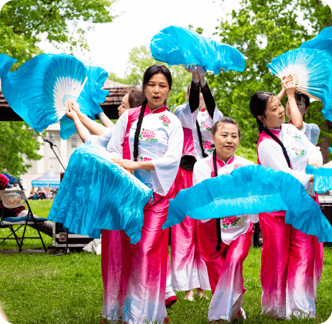 Performers at Mayfest Art Fair