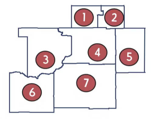 madison division map