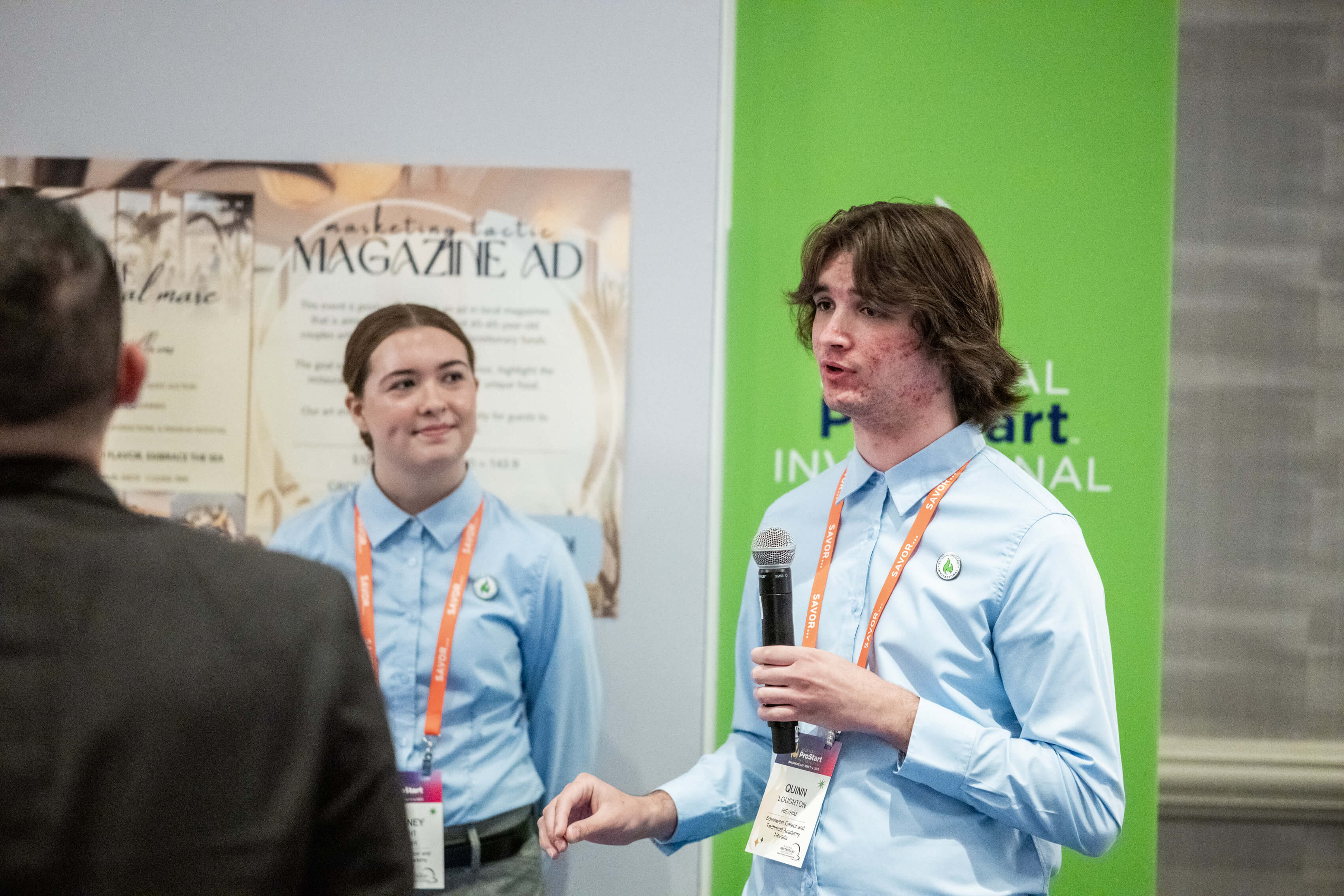 ProStart student in kitchen