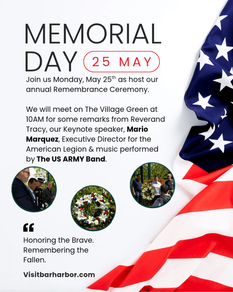 Memorial Day Remembrance Ceremony flyer
