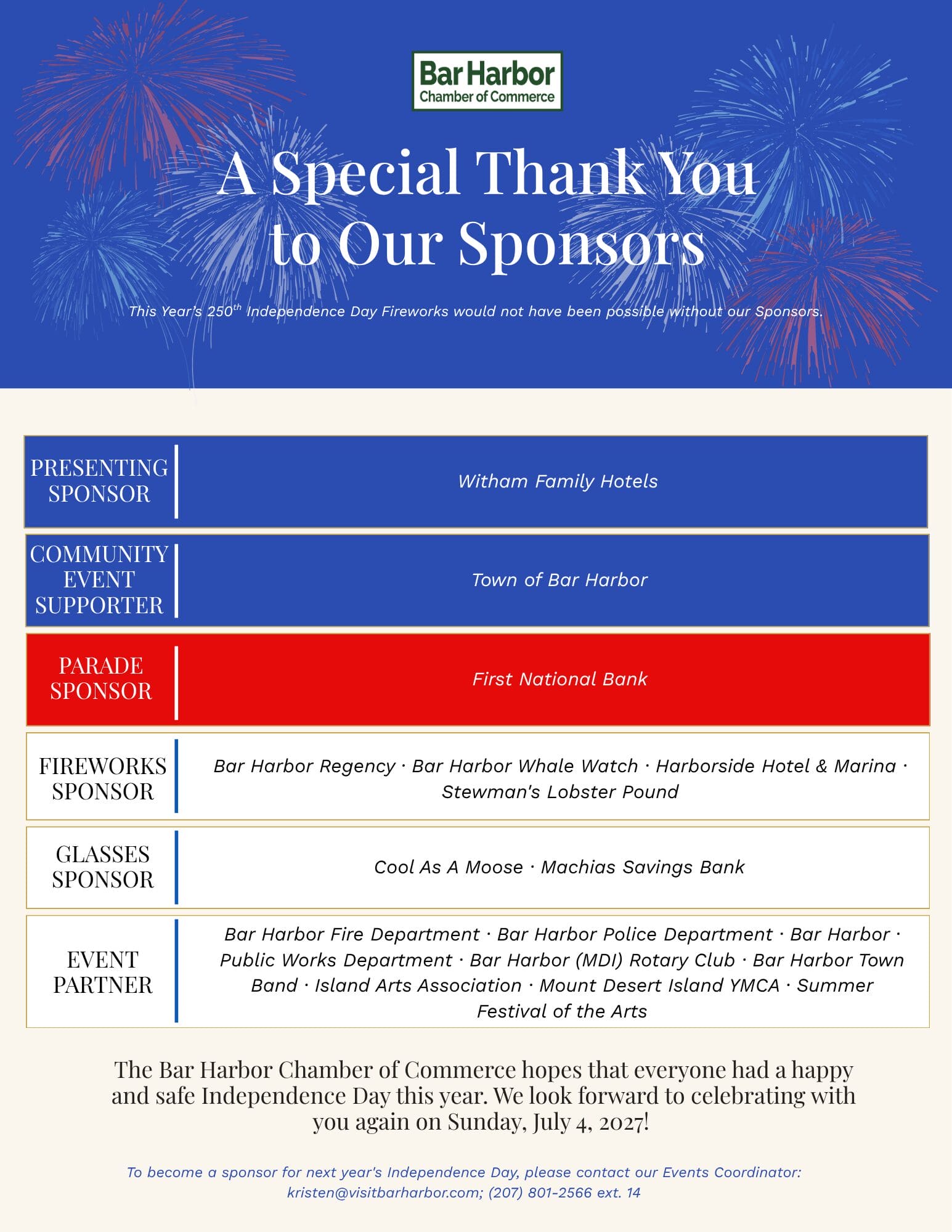 2026 Independence Day_SponsorDonor Recognition Flyer