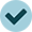blue checkmark
