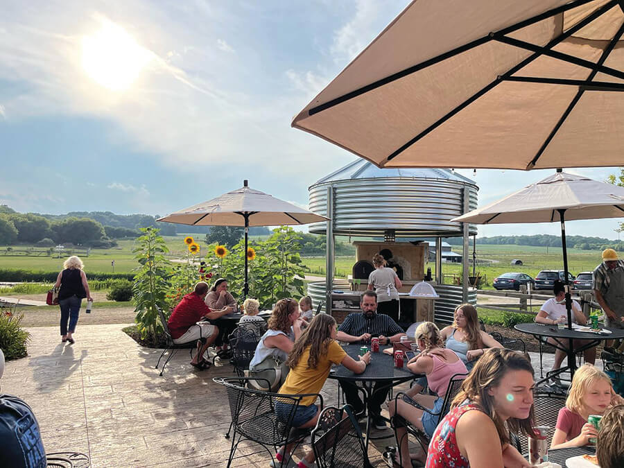 pizza night event outdoors