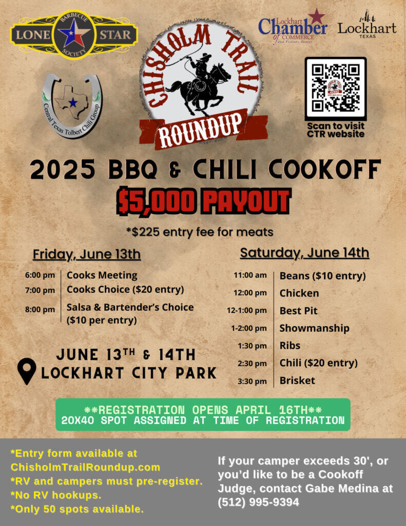 NEW LOGO 2025 CTR Cook Off Flyer (PRINT) NEW LOGO 2025 CTR Cook Off Flyer (PRINT)