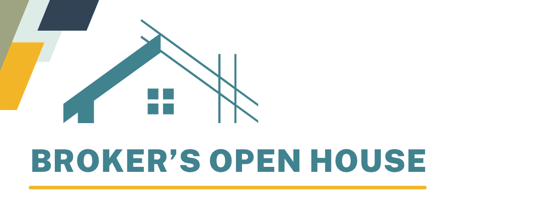 Broker's open house banner
